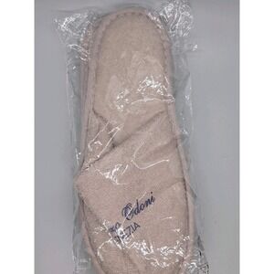 Palazzo Odoni Venezia  Luxury Hotel Unisex Slippers/Slides  Tan New One Size